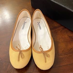 Repetto Paris linen flats size 8 perfect condition